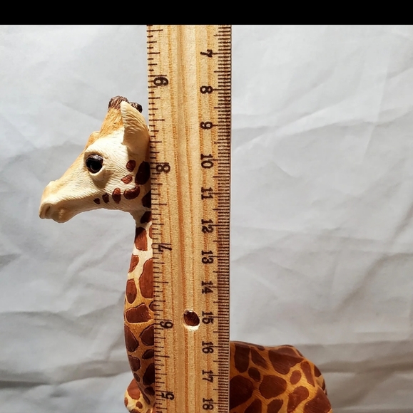 GIRAFFE MOTHER AND BABY FIGURINE By THE HERD MARTHA CAREY Safari Animal Africa - Picture 2 of 16